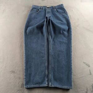 Vintage Old Navy Baggy Jeans Mens 34x30 (Fits 32x30) Blue Wide Leg Skater Y2K